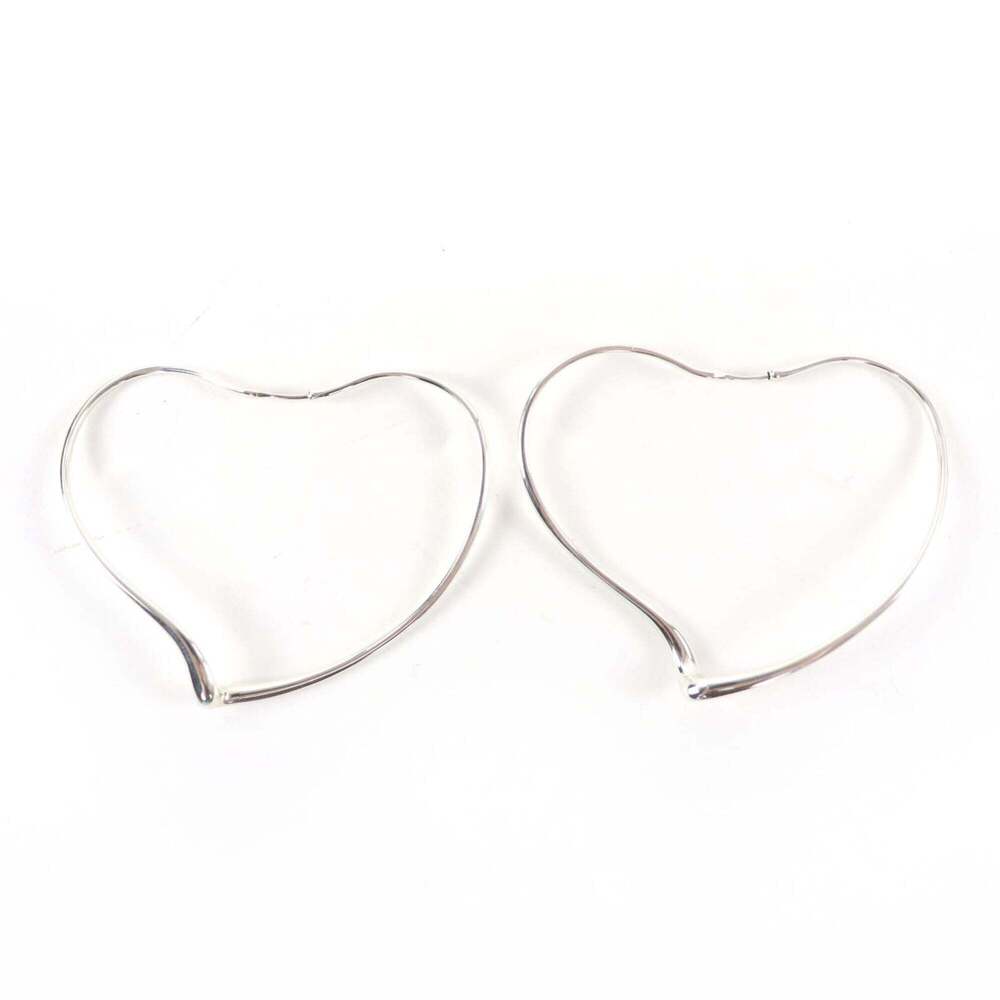 TIFFANY Silver Heart Earrings